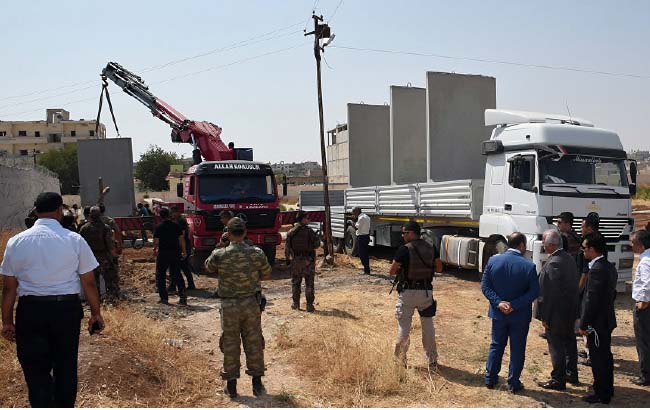 Turkey Completes Half Construction of Turkey-Syria Border Wall 
